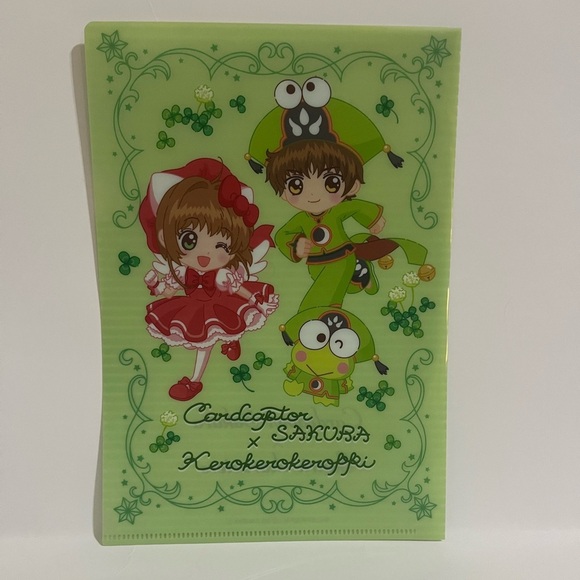 Cardcaptor Sakura x Keroppi Size A5 Folder - Picture 1 of 6